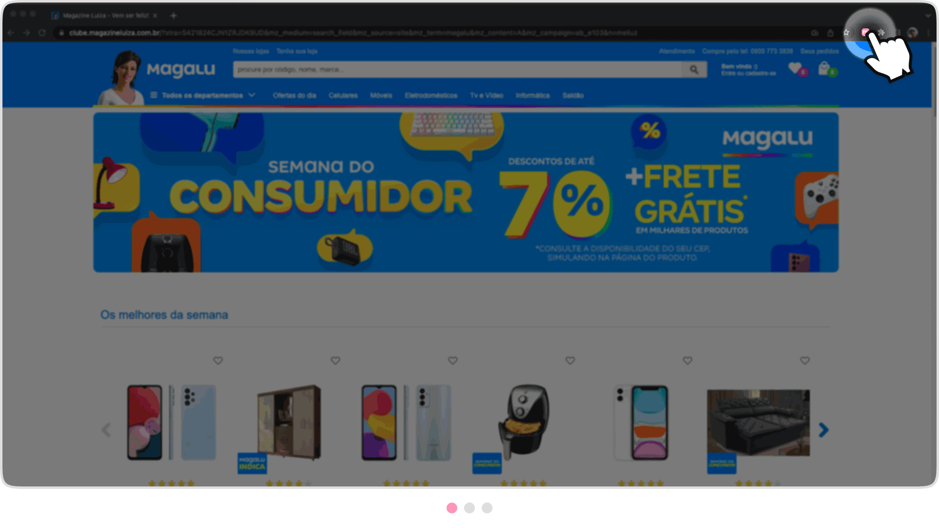 Passo a passo pra ativar a extensão